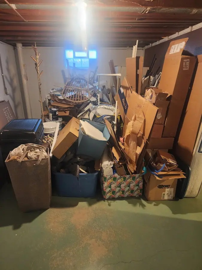 Roll-off dumpster container at job site for Concrete Dumpster Rental in Cordele